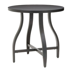 Modern European furniture - Black Aluminum Outdoor End Table - www.oroa.com