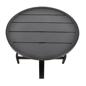   Modern European furniture - Black Aluminum Outdoor End Table - www.oroa.com | Oroa.com