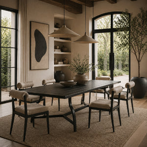   Modern European furniture - Black Aluminum Outdoor Dining Table - www.oroa.com | Oroa.com