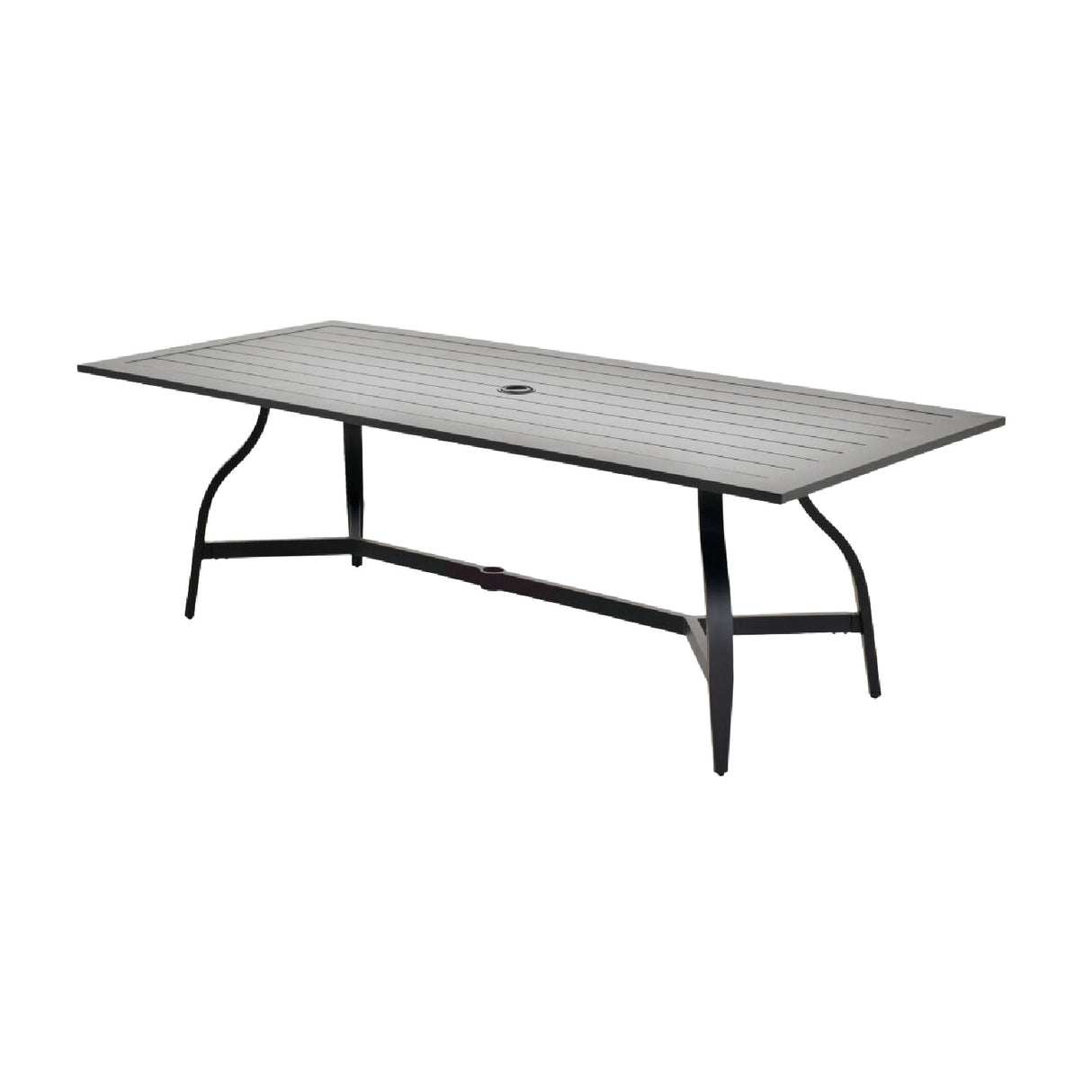   Modern European furniture - Black Aluminum Outdoor Dining Table - www.oroa.com | Oroa.com