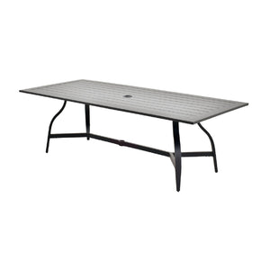   Modern European furniture - Black Aluminum Outdoor Dining Table - www.oroa.com | Oroa.com