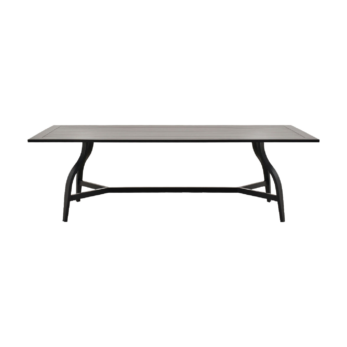   Modern European furniture - Black Aluminum Outdoor Dining Table - www.oroa.com | Oroa.com