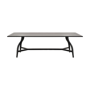   Modern European furniture - Black Aluminum Outdoor Dining Table - www.oroa.com | Oroa.com