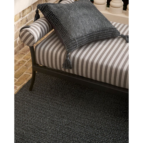 Modern European furniture - Black Aluminum Outdoor Bench - www.oroa.com