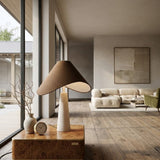 Modern European furniture - Tan Shade Accent Table Lamp - www.oroa.com