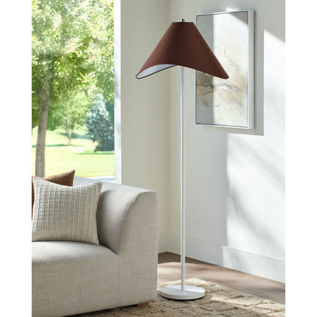 Modern European furniture - Cotton Shade Accent Floor Lamp - www.oroa.com