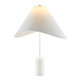 Modern European furniture - Marble Base Cotton Table Lamp - www.oroa.com