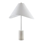 Modern European furniture - Marble Base Cotton Table Lamp - www.oroa.com