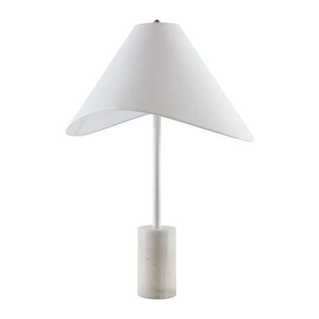 Modern European furniture - Marble Base Cotton Table Lamp - www.oroa.com