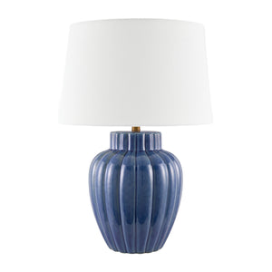   Blue Ceramic Accent Table Lamp | Oroa.com
