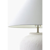 Modern European furniture - Cream Ceramic Accent Table Lamp - www.oroa.com