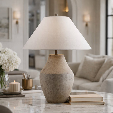 Modern European furniture - Ceramic Base Accent Table Lamp - www.oroa.com