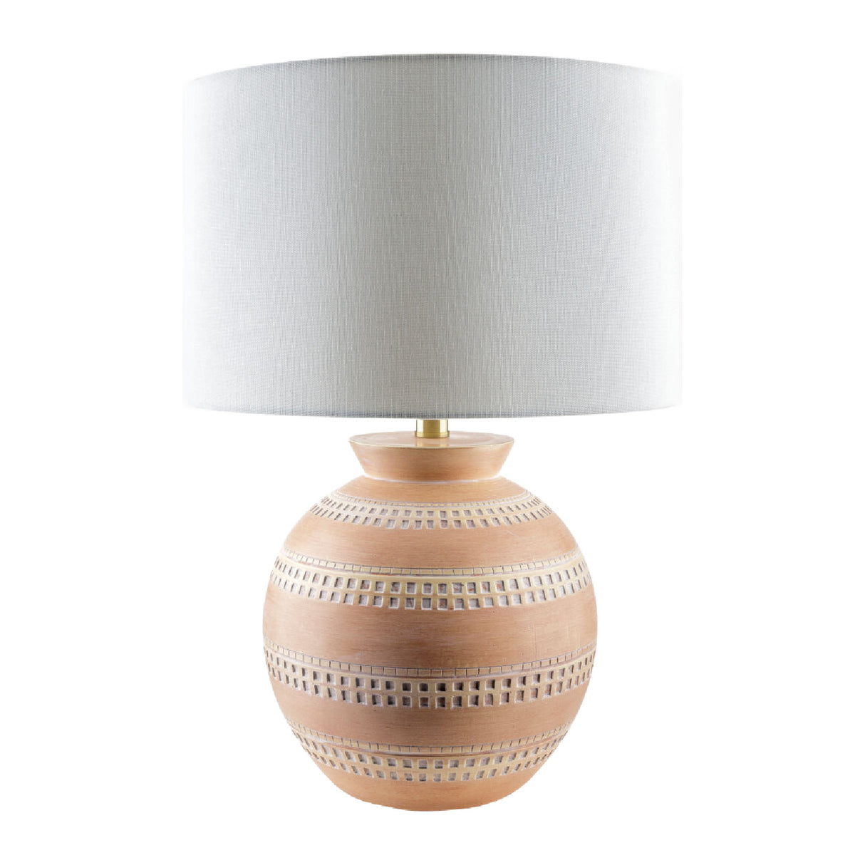   Painted Round Base Table Lamp | Oroa.com