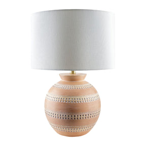 Modern European furniture - Painted Round Base Table Lamp - www.oroa.com