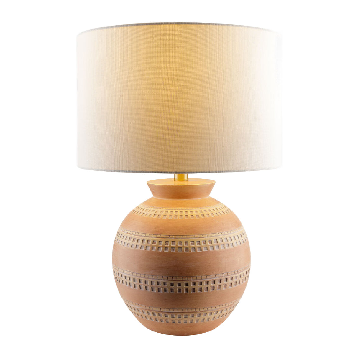   Painted Round Base Table Lamp | Oroa.com
