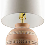 Modern European furniture - Painted Round Base Table Lamp - www.oroa.com