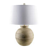 Modern European furniture - Painted Round Base Table Lamp - www.oroa.com