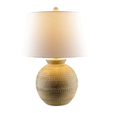 Modern European furniture - Painted Round Base Table Lamp - www.oroa.com
