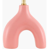 Modern European furniture - Ceramic White Linen Table Lamp - www.oroa.com