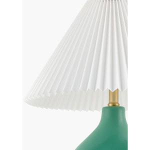   Ceramic White Linen Table Lamp | Oroa.com