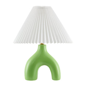   Ceramic White Linen Table Lamp | Oroa.com