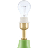 Modern European furniture - Ceramic White Linen Table Lamp - www.oroa.com
