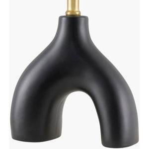   Ceramic White Linen Table Lamp | Oroa.com