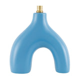 Modern European furniture - Ceramic Cream Linen Table Lamp - www.oroa.com