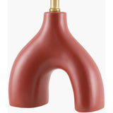 Modern European furniture - Ceramic White Linen Table Lamp - www.oroa.com