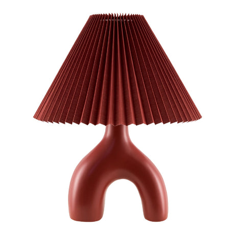Modern European furniture - Ceramic Cream Linen Table Lamp - www.oroa.com