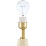 Modern European furniture - Ceramic White Linen Table Lamp - www.oroa.com