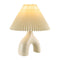 Modern European furniture - Ceramic Cream Linen Table Lamp - www.oroa.com