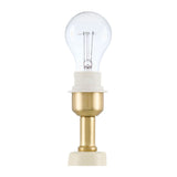 Modern European furniture - Ceramic Cream Linen Table Lamp - www.oroa.com