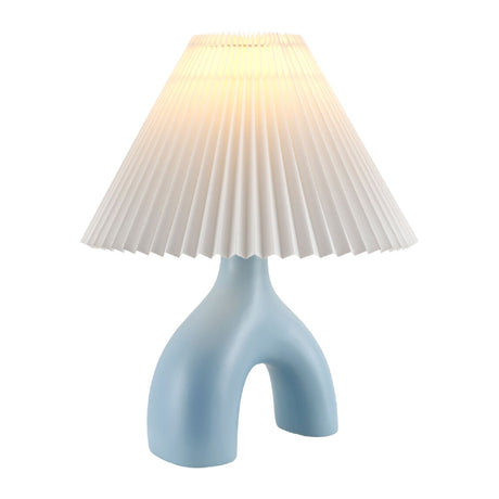 Modern European furniture - Ceramic White Linen Table Lamp - www.oroa.com