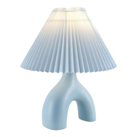 Modern European furniture - Ceramic Cream Linen Table Lamp - www.oroa.com