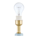 Modern European furniture - Ceramic Cream Linen Table Lamp - www.oroa.com