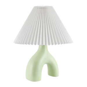   Ceramic White Linen Table Lamp | Oroa.com