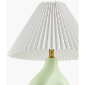   Ceramic White Linen Table Lamp | Oroa.com