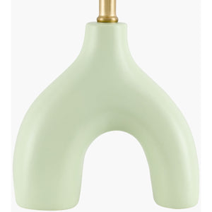   Ceramic White Linen Table Lamp | Oroa.com