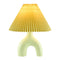 Modern European furniture - Ceramic Cream Linen Table Lamp - www.oroa.com