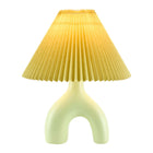 Modern European furniture - Ceramic Cream Linen Table Lamp - www.oroa.com
