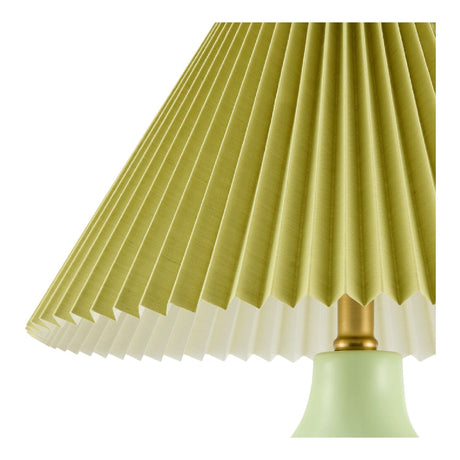 Modern European furniture - Ceramic Cream Linen Table Lamp - www.oroa.com