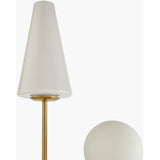 Modern European furniture - White 2-Light Accent Table Lamp - www.oroa.com