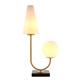 Modern European furniture - White 2-Light Accent Table Lamp - www.oroa.com
