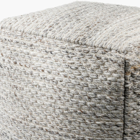 Modern European furniture - Woven Cube Outdoor Pouf - www.oroa.com