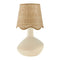 Modern European furniture - Wavy Rattan Accent Table Lamp - www.oroa.com