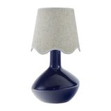 Modern European furniture - Wavy Rattan Accent Table Lamp - www.oroa.com