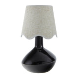 Modern European furniture - Wavy Rattan Accent Table Lamp - www.oroa.com