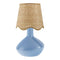 Modern European furniture - Wavy Rattan Accent Table Lamp - www.oroa.com
