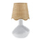 Modern European furniture - Wavy Rattan Accent Table Lamp - www.oroa.com